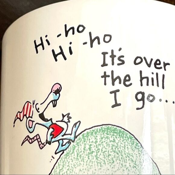 Shoebox Greetings “over the hill I go” coffee mug - Picture 10 of 14